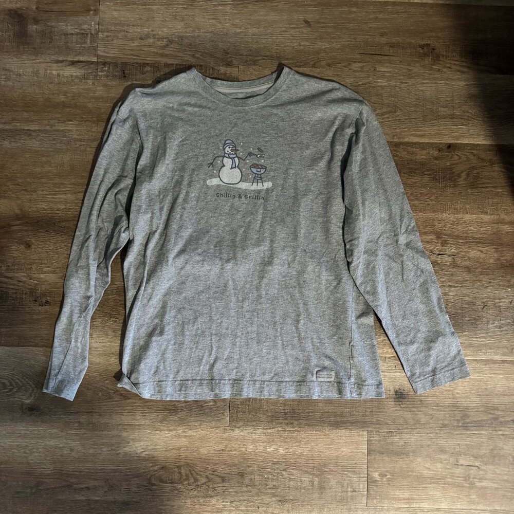 Life is Good Tee - Long Sleeve Shirt Large